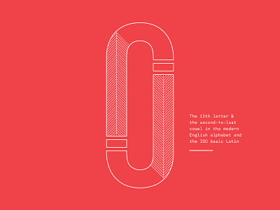 The 15th Letter 36 days of type alphabet letter o