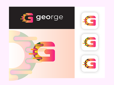 G abstract letter logo design