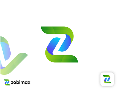 Z Modern 3D Abstract Letter Logo