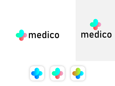 Medical abstract logo design