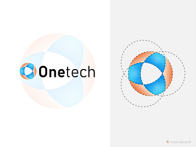 Onetech logo design