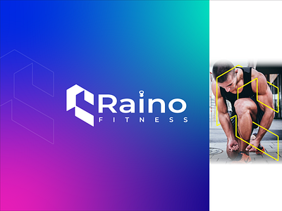 Raino fitness logo concept