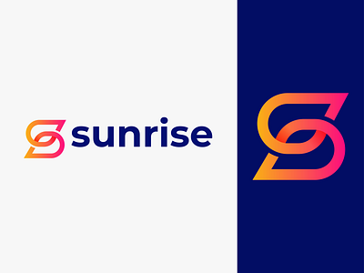 sunrise, s letter Logo