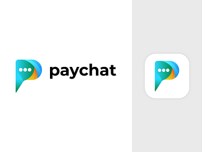 paychat, p letter logo