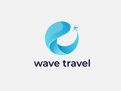 Wave Abstract Travel Logo Design 3dlogo abstractlogo artwork brand identity branding brandingdesign design digitalart graphic design happy holiday illustration journey logo tour travel logo travelling vector wave