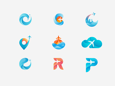 Modern Traveling Logo Design Collection