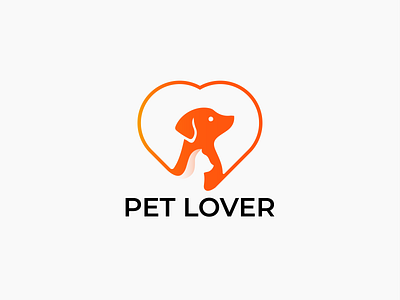 Pet Lover Logo Design applogo brandidentity branding creativelogo flatlogo graphicdesign identity letterlogo logodesign modernlogo monogramlogo pet lover logo petlogo petlover symbol