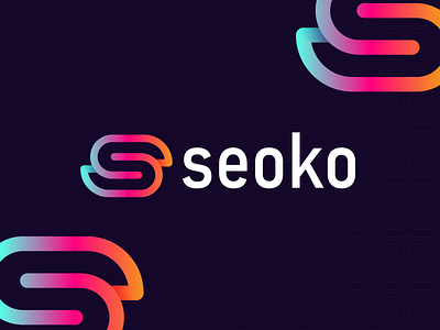 Seoko Tech Logo Design Concept appicon blockchain brandidentity branding company designer logo logocollection modernlogo seoko software symbol techlogo technology
