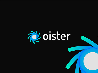 oister, o modern letter logo design