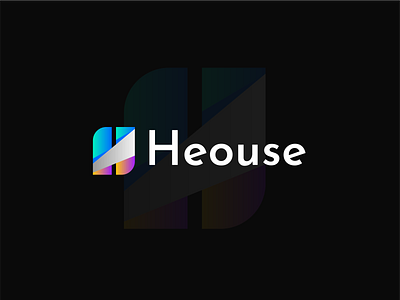 Heouse H real estate modern logo design