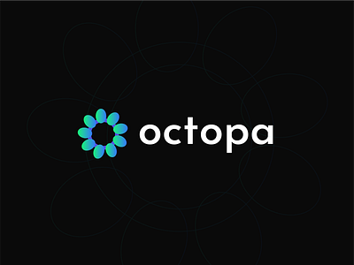 octopa, O letter logo design