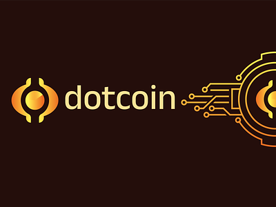 dotcoin, Crypto Currency Logo Design Concept
