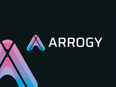 ARROGY, Gradient Modern Letter Logo Design
