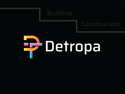 Detropa, Building Construction Logo Design Concept 3dlogo abstractlogo artwork brand brand identity branding brandingdesign building construction logo construction logo design graphic design graphicdesign illustration logo logo design real estate logo skip trace logo skiptrace logo ui vector