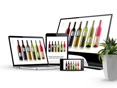 Clarington Wines Ecommerce Website art direction responsive design web design web development
