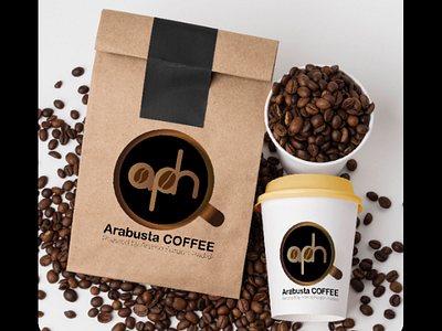 mockup coffee logo
