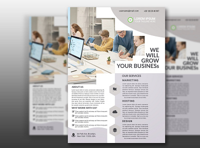 Corporate Flyer corporate branding corporate design corporate flyer flyer flyer design flyer template