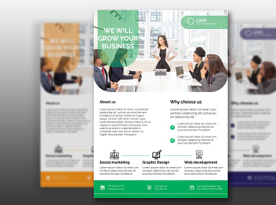 Business Flyer brand identity business flyers corporate branding corporate flyer flyer design flyer template