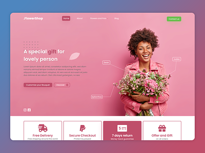 Flower Shop (Home Page)