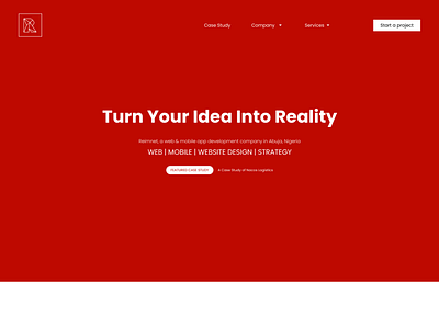 Reimnet Website UI Design