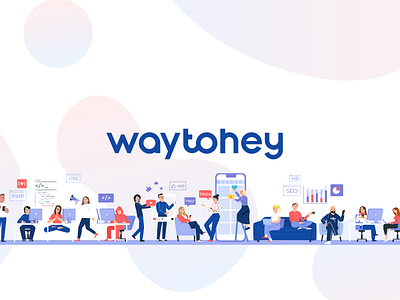 Waytohey team illustration