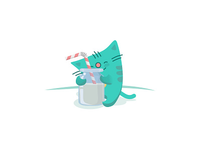 UpetCat loves milk