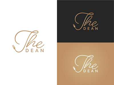 The Dean Logo branding logo logotype restaurant logo typeface