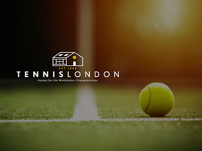 Tennis London Logo illustration logo logodesign logotype tennis