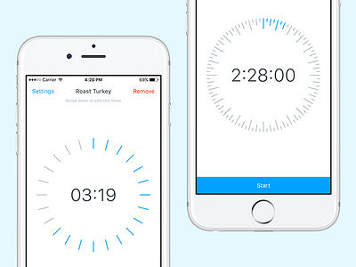 Timer for iPhone