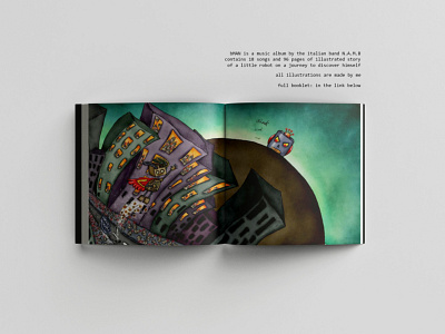 bMAN music album 96 pages booklet album album art album artwork album cover album cover design booklet booklet design cover art cover artwork cover design design drawing illustraion music music album