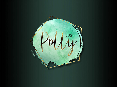 logo JUST POLLY design hair hairdresser logo logo design logodesign