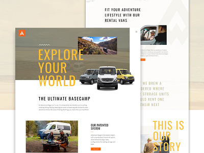 Adventure Wagon Website Redesign adventure header redesign sketch ui website wordpress