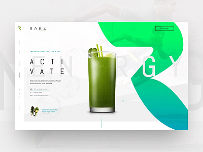 Rare Supplements Website Concept