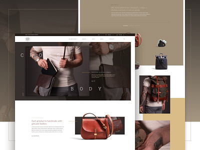 Orox Leather Co. Website