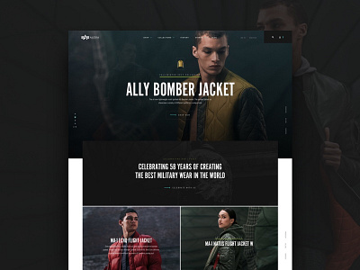 Alpha Industries Hompage