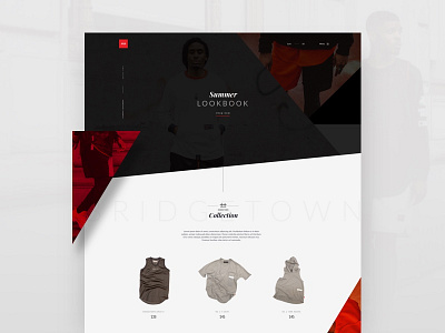 Jaefields Landing Page clothing ecommerce online store shopify streetwear ui ui design ux ux design web design website