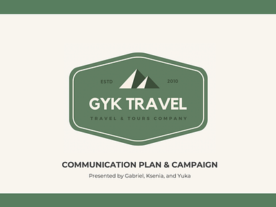 G Y K travel Communication Plan