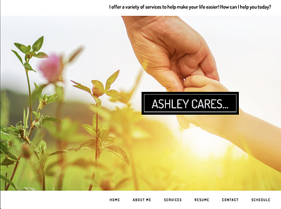 A-Dub Cares Website web design website design