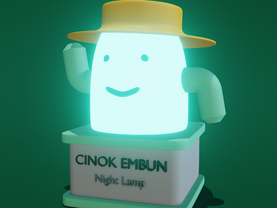 3D Modeling Night Lamp 3d 3d character 3d illustration 3d modeling illustration leftbrainillustrator night lamp