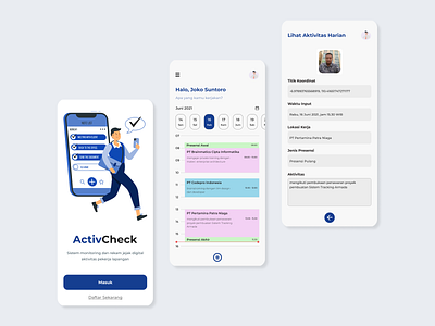 UI Design: ActivCheck Apps