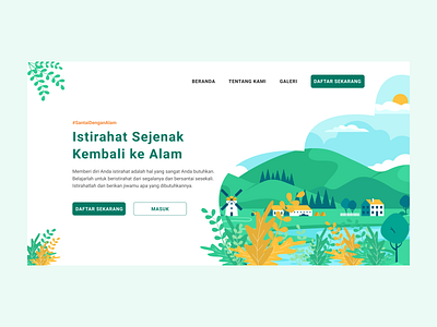 Nature Landing Page