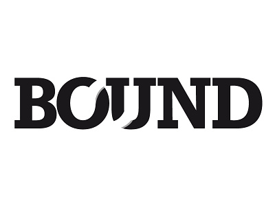 Bound 2 logo rethoric image typography