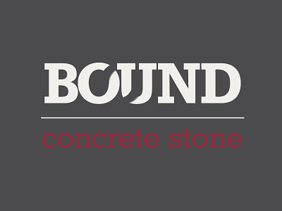 Bound Final bound link logo rethoric image slab serif typography