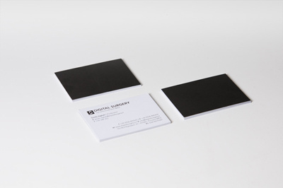 digital surgery card bianconero blackwhite card cartella portadocumenti corporate identity design digital surgery folder graphic design logo