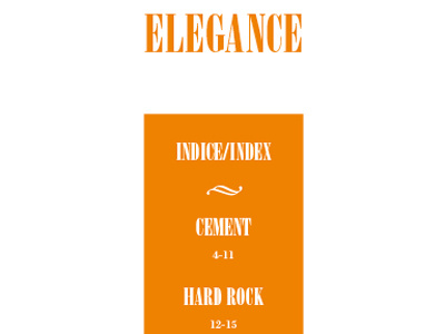Index Close bodoni column grid index layout orange typography