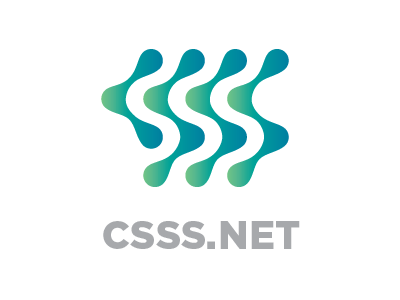 Csss Logo csss cyber engineering gradient identity it liquid logo net security