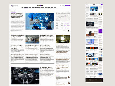 Tech Newspaper dailyui design figma newspaper tech ui uiux webdesign