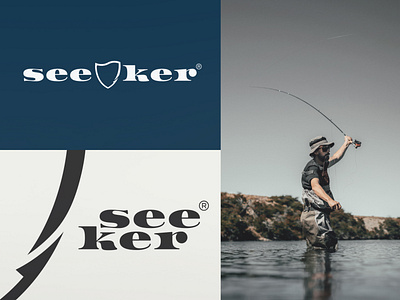 Seeker® - visual identy brand branding business concept design fishing graphic design identy logo logo design logotype mark minimalism vector visual identy