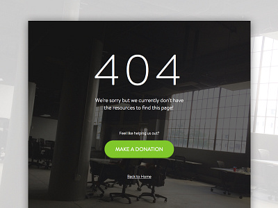 404 404 donations error funding startups ui ux visual design web