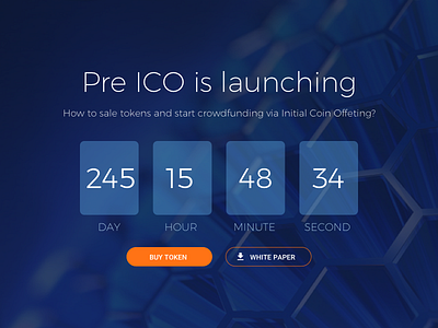 Timer Count down bitcoin blockchain coin count down ico